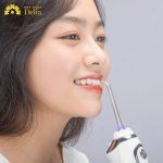 Khi sử dụng tăm nước, bạn cũng đừng quá lo lắng tới vấn đề chảy máu chân răng hay sưng viêm nướu