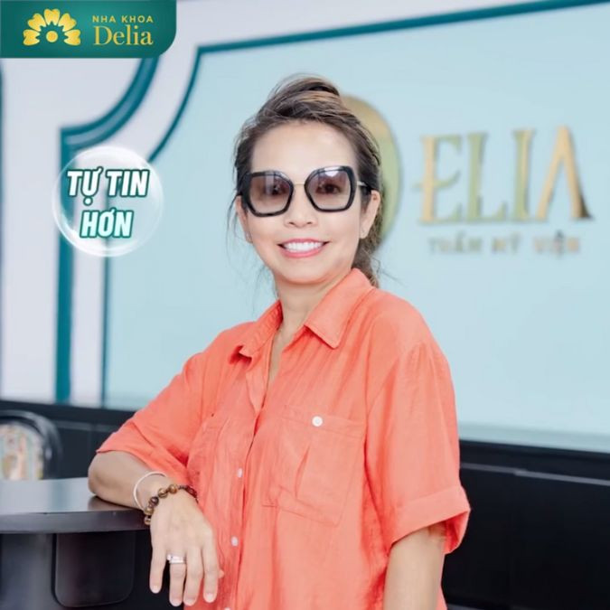 Từ Úc về Việt Nam làm răng sứ tại Delia – chị Hoài Lê