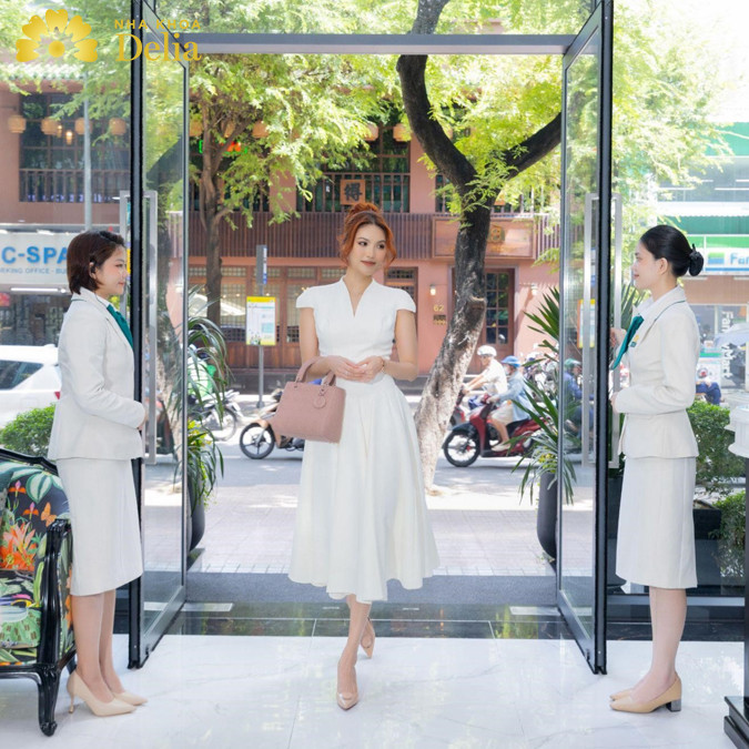 Những hình ảnh đầu tiên của Siêu mẫu Lan Khuê với vai trò Giám đốc thương hiệu tại Delia Beauty Group