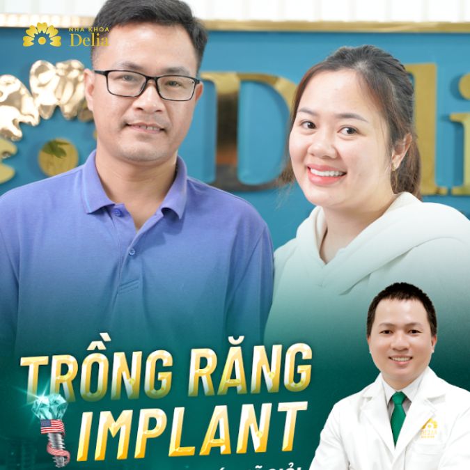 Hành trình vượt 200km đến Delia trồng răng của vợ chồng anh Hùng, chị Hiền