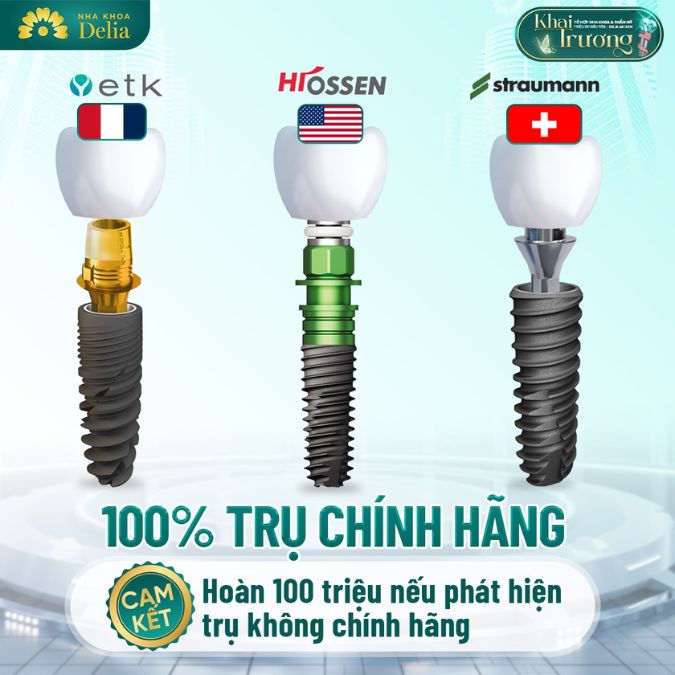 [Ưu đãi tháng 05] Trồng trụ răng Implant tặng răng sứ cao cấp – Chỉ 20 suất