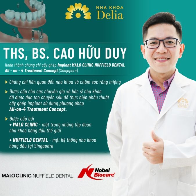 Nha khoa Delia - Địa chỉ nha khoa cấy ghép răng Implant an toàn và chất lượng