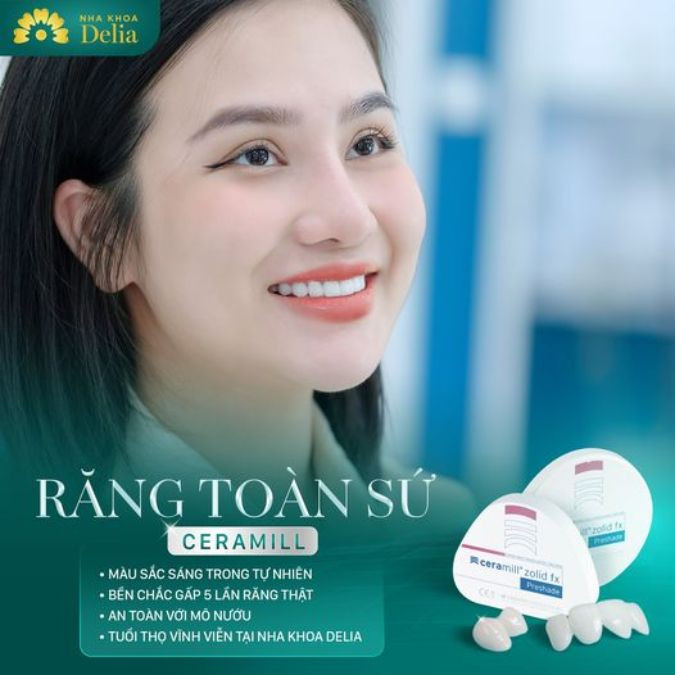 Bọc răng sứ khôi phục tính thẩm mỹ cho khuôn mặt