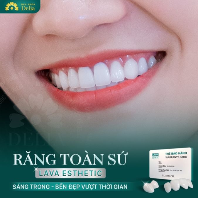 Hình ảnh bọc răng sứ Lava của khách hàng 