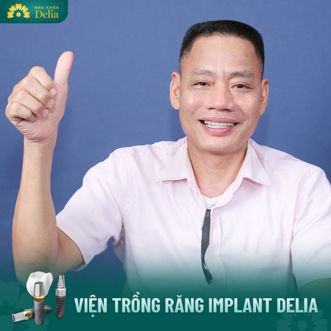 Case thực tế các khách hàng trồng răng thành công tại Delia