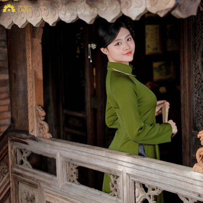 Chụp ảnh Tết với áo dài truyền thống