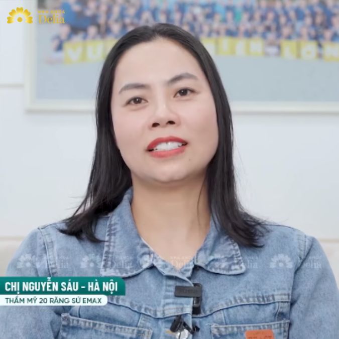 Răng sứ Emax - “Vị cứu tinh” thức tỉnh hàm răng nhiều khiếm khuyết của chị Sáu
