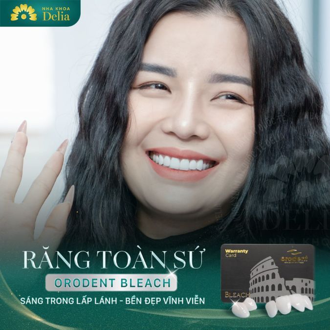 Bọc răng sứ - Răng hàm mọc lệch mức độ nhẹ