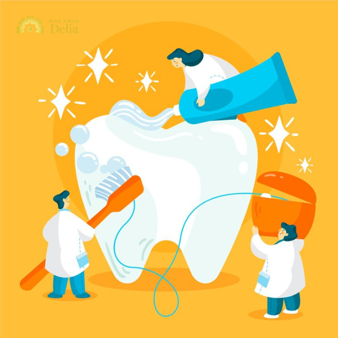 Sử dụng kem đánh răng có chứa Fluoride để điều trị sâu răng