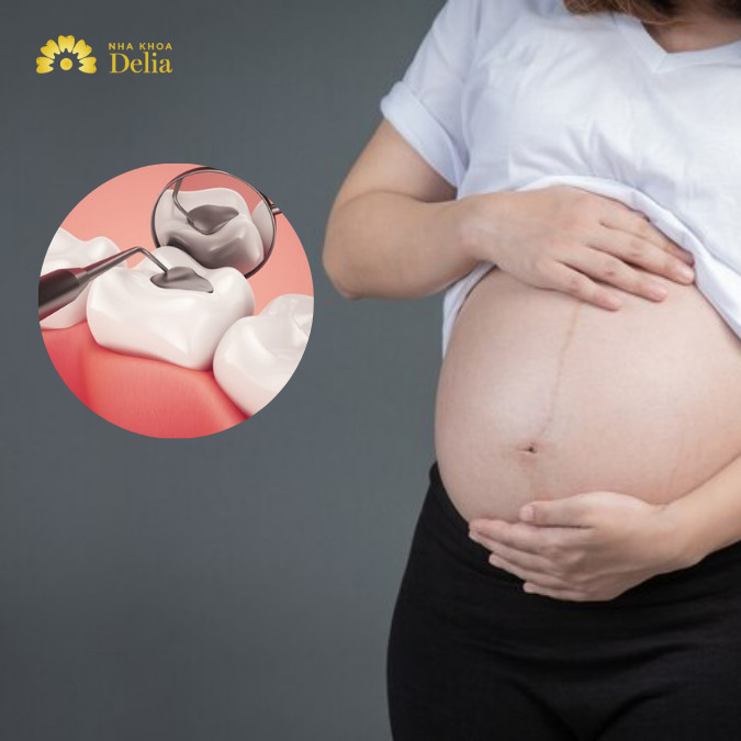 Bầu trám răng được không?