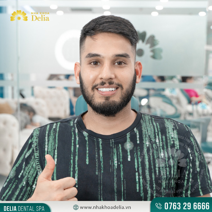 Tôi nhất định sẽ giới thiệu bạn bè, người thân đến Delia nếu có vấn đề về răng miệng” - anh Ankur Rohilla