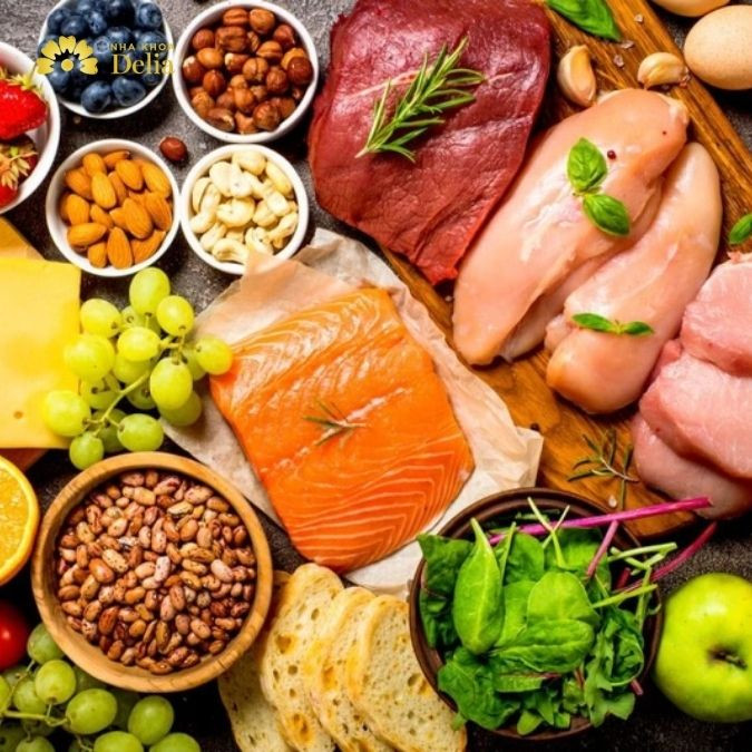 Chú ý chế độ ăn uống đầy đủ chất