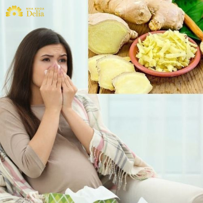 Dùng gừng điều trị đau quai hàm bên trái cho mẹ bầu