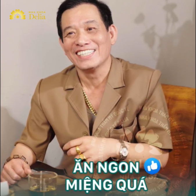 Anh Tuấn chia sẻ sau khi trồng răng Implant anh tăng cân vì ăn ngon miệng quá