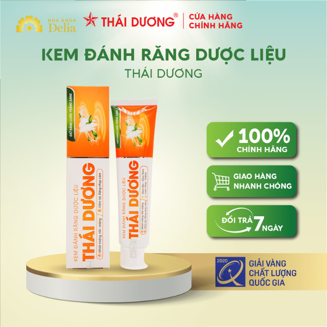 Kem đánh răng ngăn ngừa ê buốt Thái Dương dịu mà mà hiệu quả cao