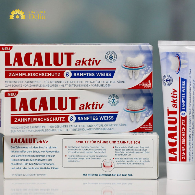 Kem đánh răng của Đức Lacalut giảm ê buốt ngay từ lần sử dụng đầu tiên