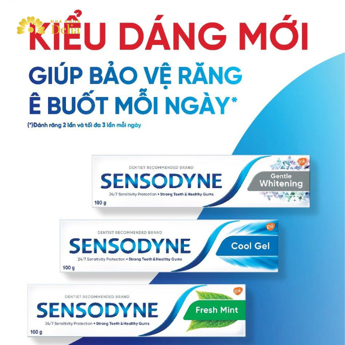 Kem đánh răng muối Sensodyne cực nổi tiếng và được rất nhiều gia đình ưa chuộng