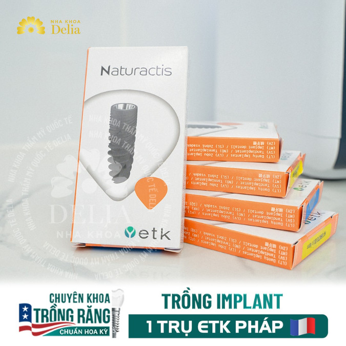 Trụ ETK của Pháp là loại trụ Implant mà chị Dung đã tin tưởng lựa chọn