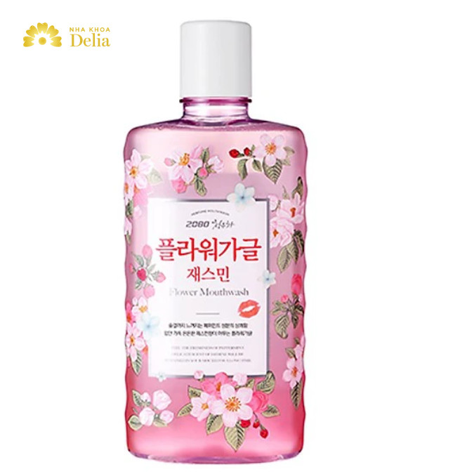 Nước súc miệng 2080 hương hoa nhài Hàn Quốc hỗ trợ giảm mùi hôi miệng cực hiệu quả