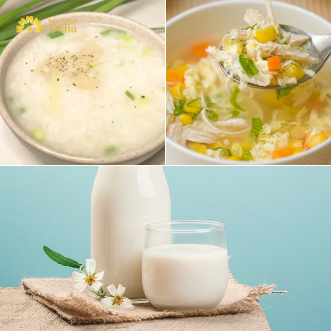 Viêm tủy răng nên ăn các thực phẩm mềm và dễ ăn