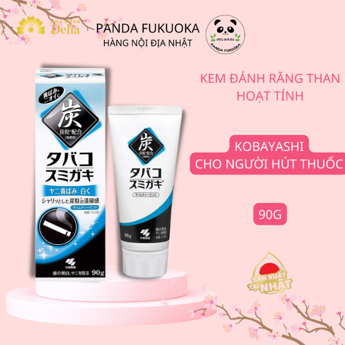 Kem đánh răng Kobayashi than hoạt tính đến từ Nhật Bản với đa công dụng cho răng miệng