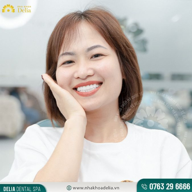 Nha khoa Delia sử dụng dòng sứ cao cấp nhập khẩu từ Mỹ, có độ tương thích sinh học cao