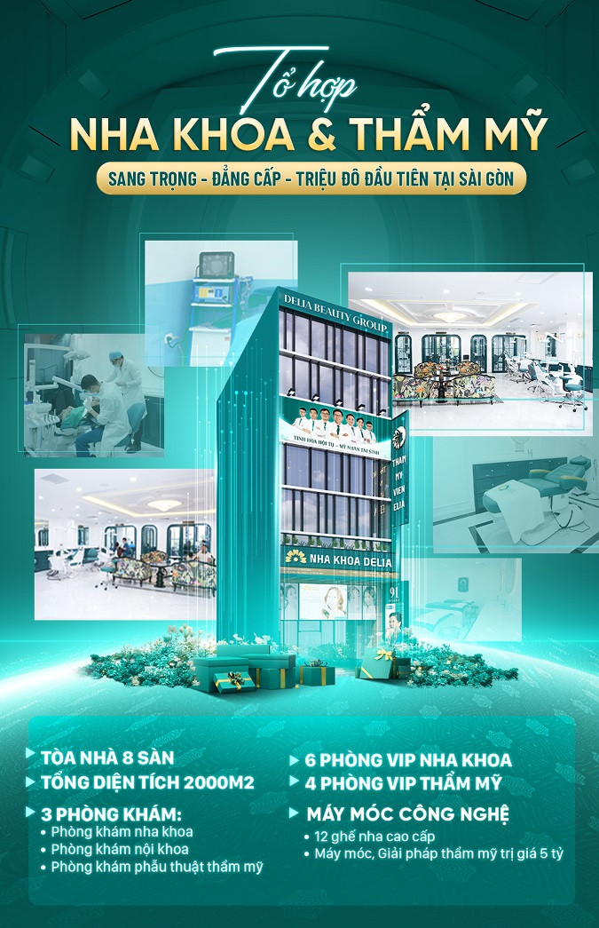 Delia Beauty Group vui mừng công bố lễ khai trương tổ hợp nha khoa & thẩm mỹ hoành tráng tọa lạc tại  91 Võ Văn Tần Phường 6, Quận 3, TP Hồ Chí Minh