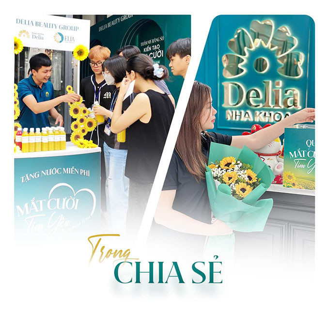 Delia Beauty Group đồng hành, chia sẻ với khách hàng