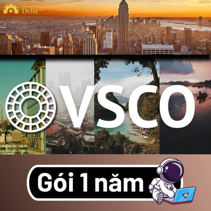 VSCO: Bộ lọc màu độc đáo