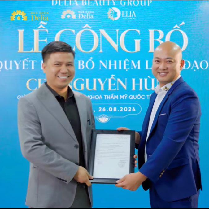 Lễ công bố quyết định bổ nhiệm giám đốc điều hành nha khoa thẩm mỹ quốc tế Delia Hà Nội