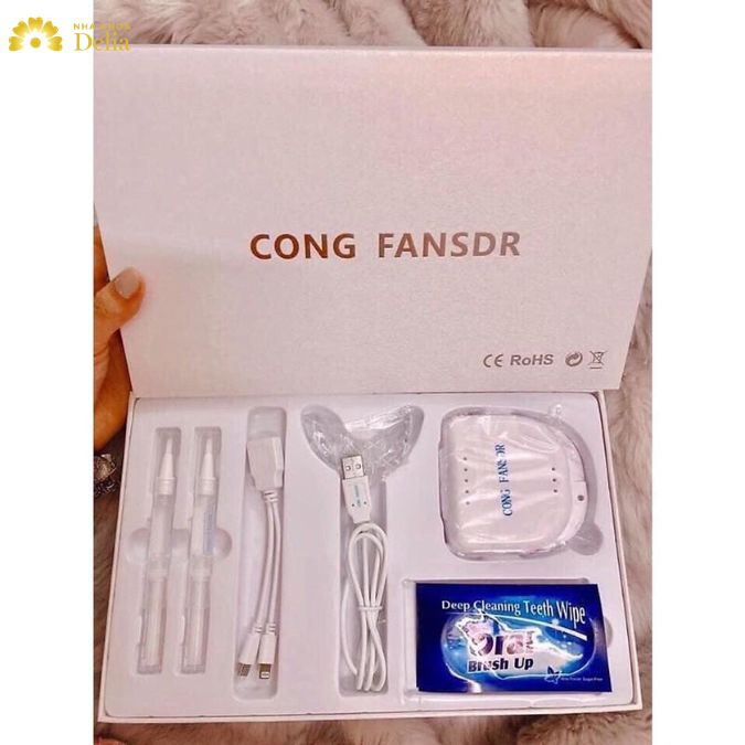 Hướng dẫn sử dụng sản phẩm máy tẩy trắng răng Cong Fansdr