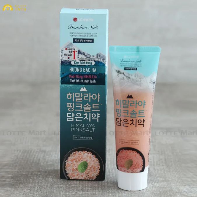 Kem Đánh Răng Bamboo Salt Muối Hồng Himalaya Bạc Hà Mát Lạnh
