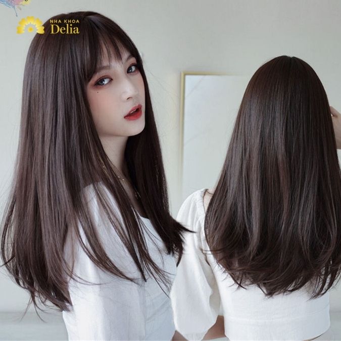 Tóc dài thẳng, thanh lịch