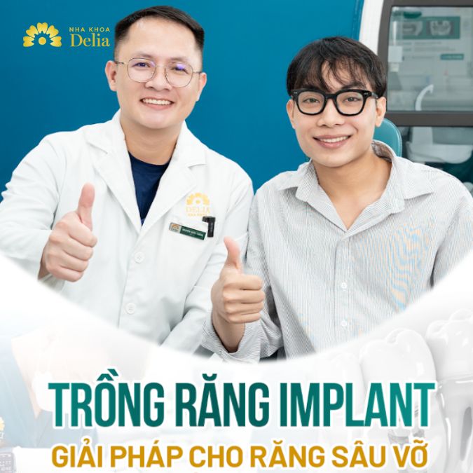 Thầy giáo gen Z trồng răng Implant tại nha khoa Delia và cái kết - Câu chuyện bạn Lê Vũ Long