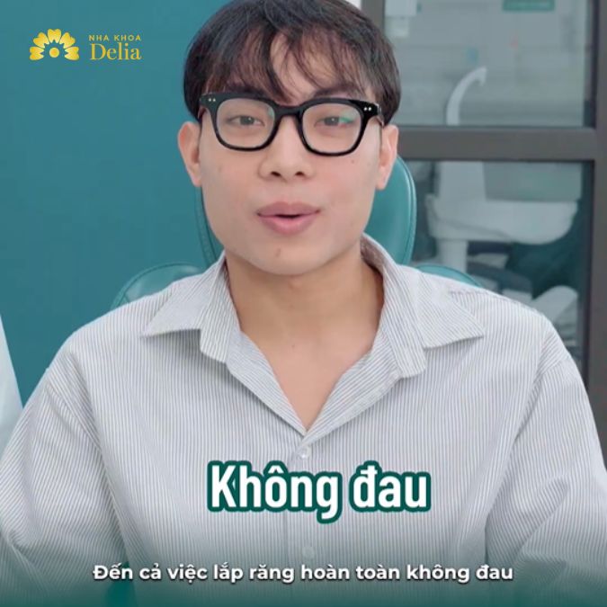 Quy trình trồng răng Implant tại Delia không đau đớn