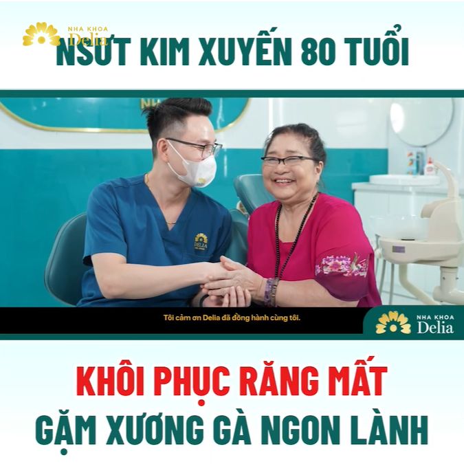 Ăn nhai thoải mái với hàm răng mới