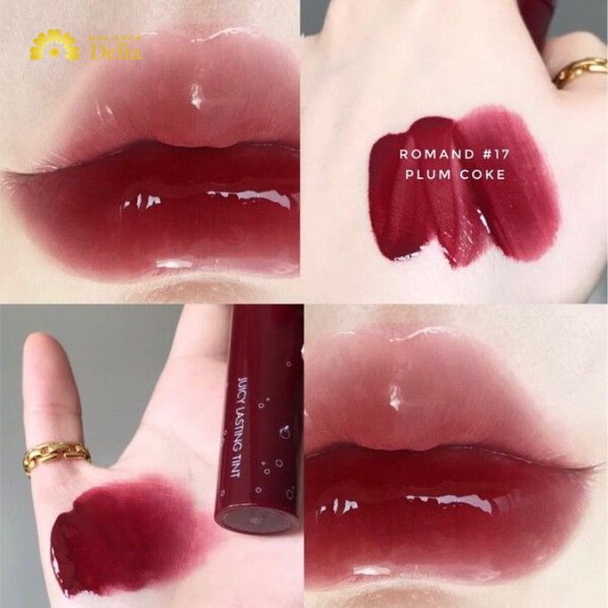 Da ngăm hợp màu son nào? Màu son đỏ tím cuốn hút