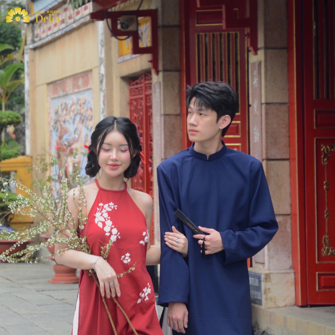 Chụp những bộ ảnh đẹp nhất cùng với người thương trong ngày tết