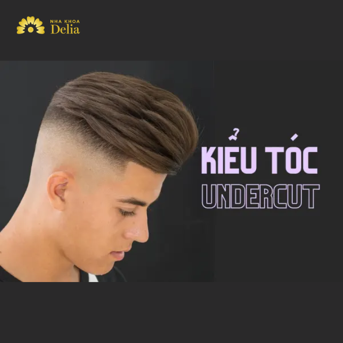 Kiểu tóc nam 2025 mặt tròn: Tóc Undercut 